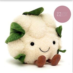 NWT JellyCat Amuseables Cauliflower Plush Toy
